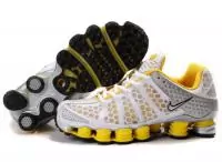 nike shox promos tl3 chaussures tl-05 blance yellow,nike shox promos tl3 pas cher, nike shox promos tl3, nike shox promos tl3 chaussures